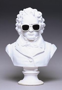 Beethoven in sunglasses