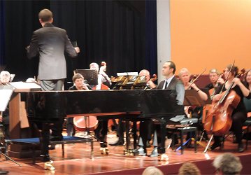 Ludwig playing beethoven