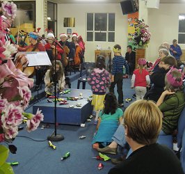 Collecting cracker contents