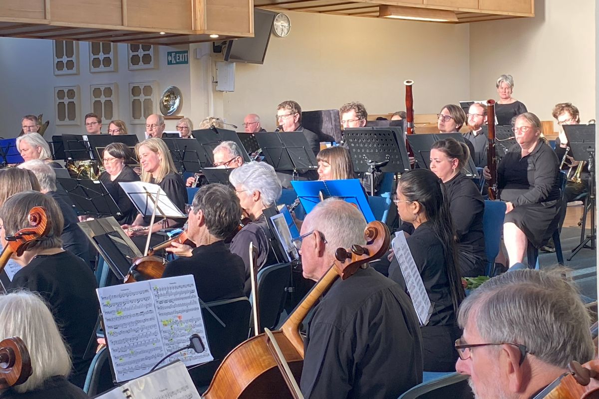 bassoons and timpani