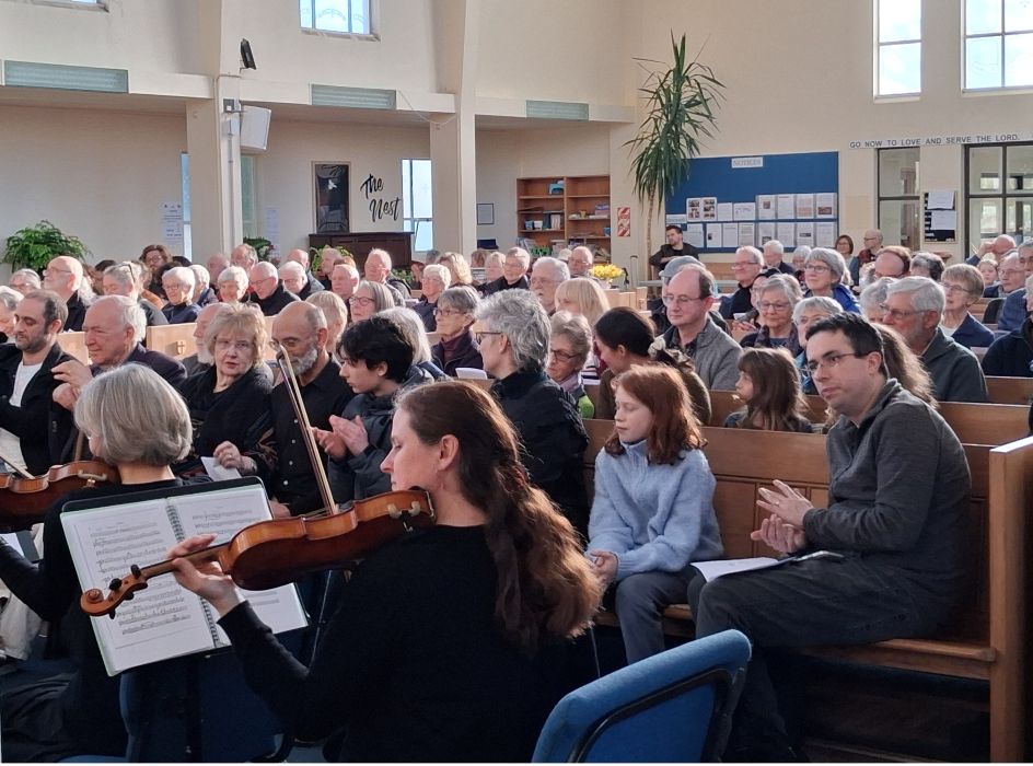 packed church